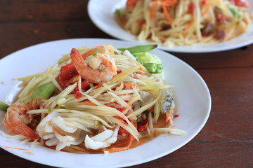 Papaya  salad thai