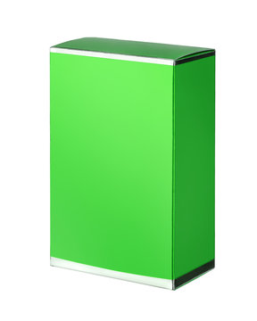 Green cosmetic packaging box
