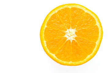 Orange isolated on white