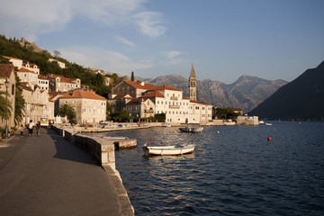 Perast village near Kotor, Montenegro
