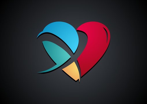 religious,logo,cross,spirit,heart,plus,care,wellness,health,love
