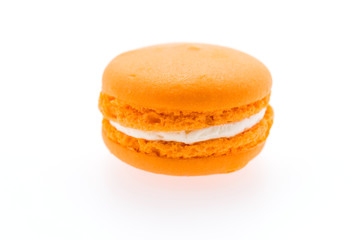 Macaroons isolated on white