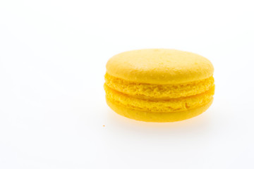 Macaroons isolated on white