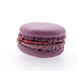 Macaroons isolated on white
