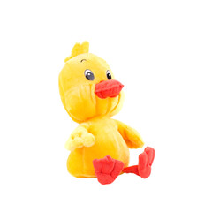 Yellow duckling toy.