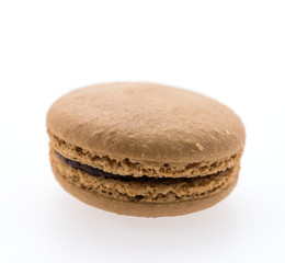 Macaroons isolated on white