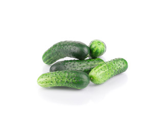 Fresh cucumbers.