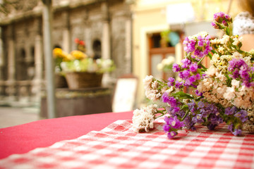 rustic flowers decor