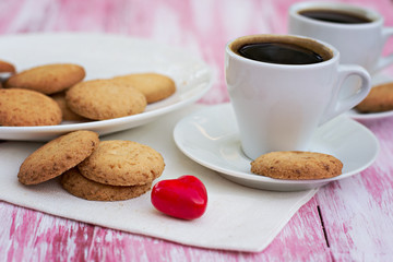 cookies and a cup of coffee