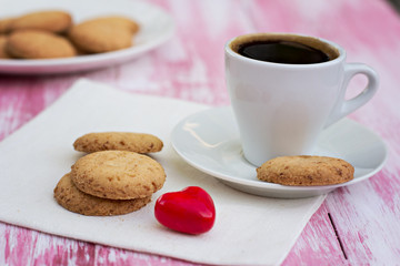 cookies and a cup of coffee