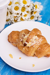 coffee and croissant