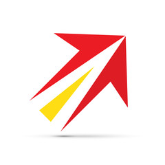 Vector sign spanish arrow