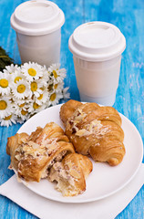 coffee and croissants