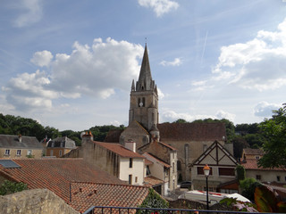 Fototapeta na wymiar Coeur de la ville de Saint-Benoît