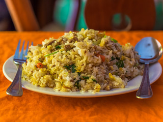 カンボジアの焼き飯