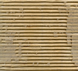 Ribbed cardboard