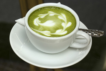green tea latte