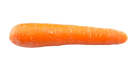Carrot over white background