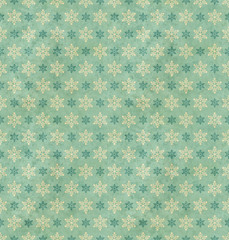 seamless vintage pattern with snowflakes