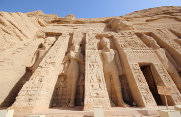 The Small Temple of Nefertari. Abu Simbel, Egypt. 