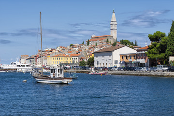 Fototapeta na wymiar Città di Rovinj Istria Croazia