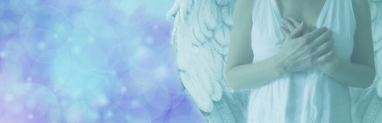 Soft Blue Angelic Vision