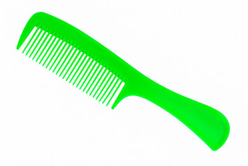 green hair comb