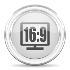 16 9 display internet icon