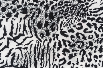 texture of fabric striped leopard