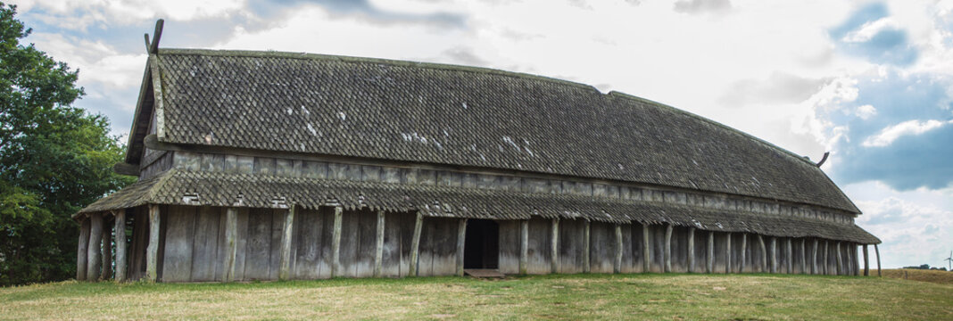 Rekonstruiertes Wikinger Langhaus