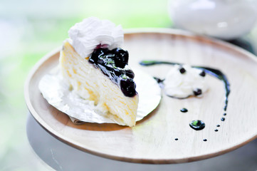 blueberry cheesecake