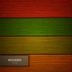 Vector modern wooden background.
