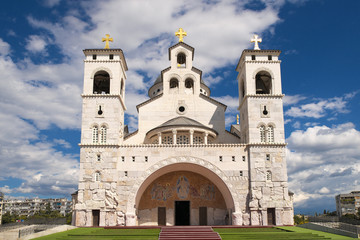 Resurrection Cathedral In Podgorica, Montenegro