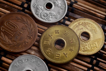日本の硬貨 - obrazy, fototapety, plakaty