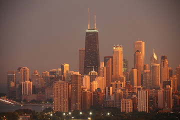 Obraz premium Chicago after a storm