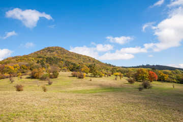 Fototapeta premium Autumn mountains landscape