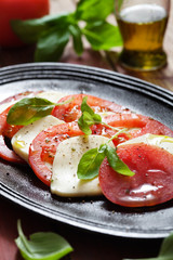 Tomato and mozzarella salad