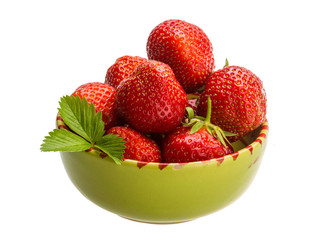 Strawberry in the bowl