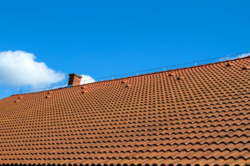 Tiled rooftop