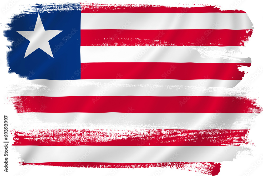 Wall mural Liberia flag