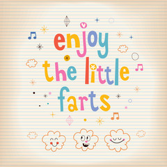 Enjoy The Little Farts card