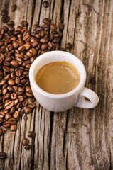 tazzina di caffè expresso