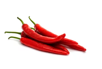 Fotobehang chili pepper © ksena32