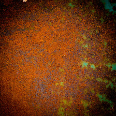 Rust texture as metal plate background