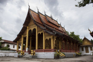 Naklejka premium A Buddhist Temple in Laos