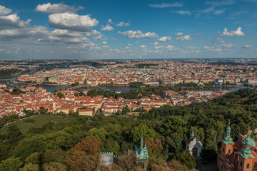 View of Prague from Petrin Tower