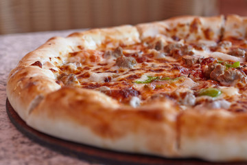 supreme italian pizza with pepperoni