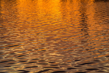 Sunset with beautiful  sky at twilight time