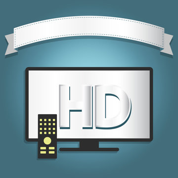 Old tv and hd tv