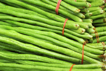 long bean in the market